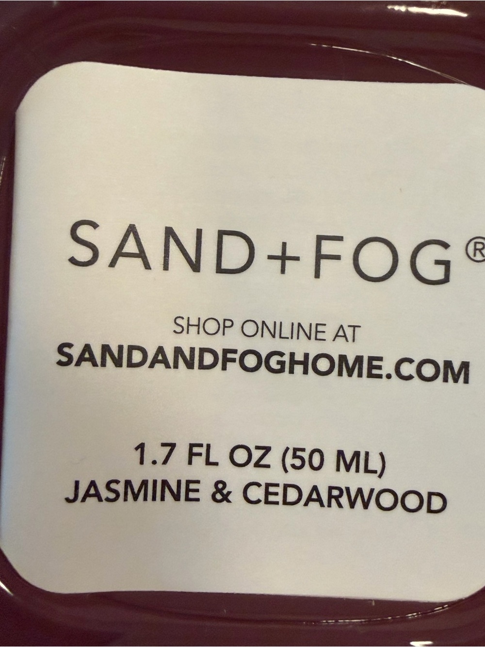 Sand + Fog NWT Jasmine & Cedarwood 1.7 Fl Oz Scented Oil with Dropper. - Picture 5 of 5
